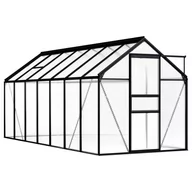 Szklarnie ogrodowe - Szklarnia poliwęglanowa 8,17 m² z aluminiową konst / AAALOE - miniaturka - grafika 1