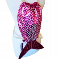 Plecaki worki - WOREK TORBA PLECAK SZKOLNY NA BASEN BUTY MERMAID - miniaturka - grafika 1