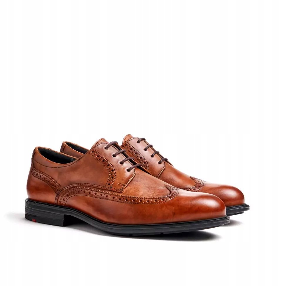 LLOYD KALEB Buty Męskie Półbuty Skórzane Eleganckie Sznurowane 46,5