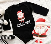 Body dla niemowląt - Świąteczne body na święta dla dziecka z imieniem - miniaturka - grafika 1
