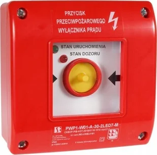 spamel Ręczny przycisk uruchamiania PWP1 2LED z młoteczkiem PWP1-W01-A-01-2LED7M PWP1-W01-A-01-2LED7M - Sprzęt przeciwpożarowy - miniaturka - grafika 1