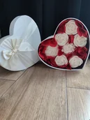 Świece - Box świec Serce duże flower box świec sojowych - miniaturka - grafika 1