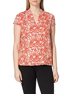 Bluzki damskie - Gerry Weber Casual damska bluzka z rękawami 1/2, czerwona/pomarańczowa/ecru/biała dru, 38, czerwony/pomarańczowy/ecru/biały Dru, 38 - miniaturka - grafika 1