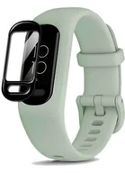 Akcesoria do smartwatchy - ZESTAW 2X Szkło Hybrydowe FULL GLUE 5D do Garmin Vivosmart 5 czarny - miniaturka - grafika 1