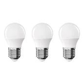Żarówki LED - Żarówki LED z ciepłym światłem z gwintem E27 zestaw 3 szt., 4 W – EMOS - miniaturka - grafika 1