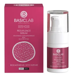 BasicLab Esteticus Redukujące Serum do Twarzy Rozjaśnienie i Wyciszenie 15ml - Serum do twarzy - miniaturka - grafika 1