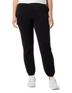 Spodnie damskie - Champion Damskie spodnie treningowe Rochester 1919 z wysokim stanem, Boyfriend Elastic Cuff, czarne, L, czarny, L - miniaturka - grafika 1