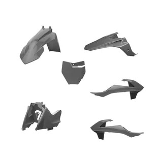 POLISPORT 91297 - Polisport Enduro Plastic Replica Kit dla tych, którzy szukają jakości OEM do motocykli KTM w kolorze szarym - Części motocyklowe - miniaturka - grafika 1