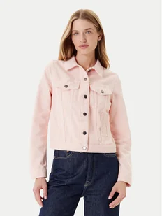 United Colors Of Benetton Kurtka jeansowa 2RZVDN00N Różowy Regular Fit - Kurtki damskie - miniaturka - grafika 1