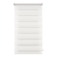 Rolety - Roleta dzień/noc Adele 57 x 140 cm biała - miniaturka - grafika 1