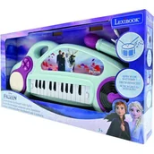 Zabawki interaktywne dla dzieci - Lexibook, Zabawne Elektroniczne Klawiatury Disney Frozen Z Mikrofonem 22 Klawisze K704Fz - miniaturka - grafika 1