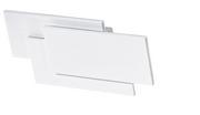 Lampy ścienne - Azzardo Kinkiet LAMPA ścienna CLOVER GW-6809-WH metalowa OPRAWA LED 12W biała - miniaturka - grafika 1