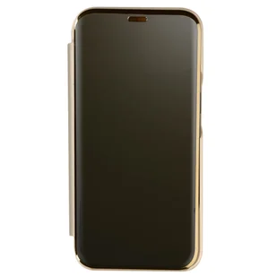 Etui Folio do iPhone'a 13 Pro Clapet Translucent Design Uchwyt wideo w kolorze złotym - Etui i futerały do telefonów - miniaturka - grafika 1