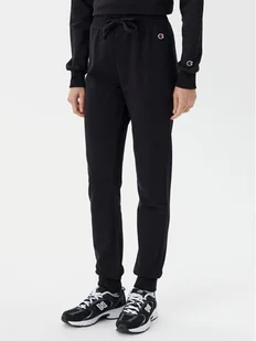 Champion Spodnie dresowe 118101 Czarny Slim Fit - Spodnie sportowe damskie - miniaturka - grafika 1