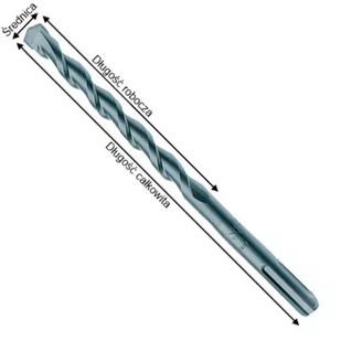 WIERTŁO SDS-PLUS  12*160MM - Wiertła - miniaturka - grafika 1