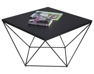 Ławy i stoliki kawowe - Czarny druciany stolik kawowy S1-D43 - miniaturka - grafika 1