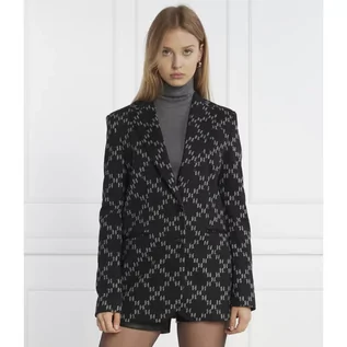 Marynarki i żakiety damskie - Karl Lagerfeld Marynarka jacquard punto | Regular Fit - grafika 1