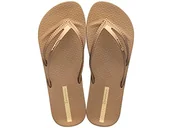 Klapki i japonki damskie - Ipanema Bossa Soft V Fem klapki damskie, beżowy złoty, 39/40 EU - miniaturka - grafika 1