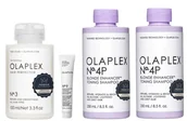 Zestawy kosmetyków damskich - Olaplex Zestaw kosmetyków do pielęgnacji włosów blond (Szampon No. 4P + Odżywka No. 5P + Kuracja No. 3 + Serum No. 9) - miniaturka - grafika 1