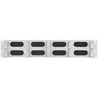 Pozostałe akcesoria sieciowe - LANBERG ORGANIZER KABLI AK-1204-S 19" 2U Z 5 UCHWYTAMI PANEL SZCZOTKOWANY TYP B SZARY - miniaturka - grafika 1