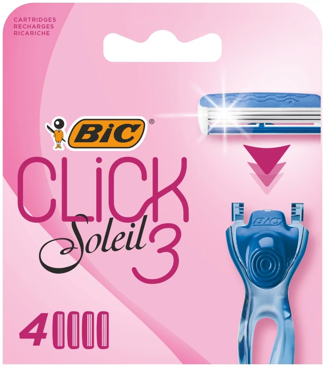 Bic Wkłady do maszynki do golenia Soleil Click 3 (4 wkłady)