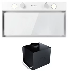 Okap szafkowy (wkład) GLOBALO Fluxime 60.1 White + Turbina TW 2.1 - Okapy kuchenne - miniaturka - grafika 1