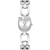 Zegarki damskie - Elegancki srebrny zegarek damski Guess Gia bransoletka GW0683L1 - miniaturka - grafika 1