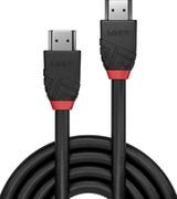 Kable - Lindy 36471 - Kabel HDMI 2.0 High Speed Black Line - 1m 36471 - miniaturka - grafika 1