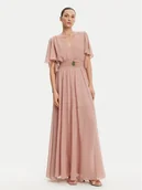 Sukienki - Fracomina Sukienka wieczorowa FQ25SD3011W41201 Różowy Regular Fit - miniaturka - grafika 1