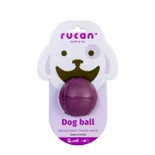 Zabawki dla psów - Rucan Ball Medium Purple - M, bardzo twarda, fioletowa piłka na przysmaki dla psa - miniaturka - grafika 1