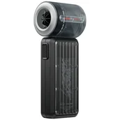 Selfie stick - Wiatrak ręczny Skinarma Gyro 4000 mAh czarny - miniaturka - grafika 1