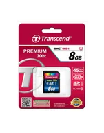 Karty pamięci - Transcend karta pamięci SDHC 8GB Class 10 UHS-I - miniaturka - grafika 1