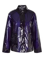 Kurtki damskie - Bestseller A/S Damska kurtka przeciwdeszczowa NMSKY L/S TRANSP Raincoat NOOS Navy Blazer, L, granatowy blezer, L - miniaturka - grafika 1
