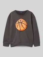 Swetry dla chłopców - Bluza z prążkowanymi wykończeniami - miniaturka - grafika 1