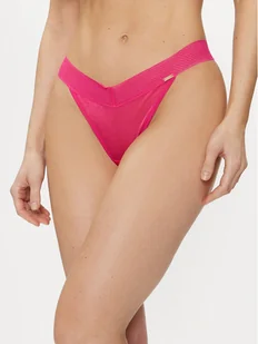 Gossard Stringi Glossies 6256 Różowy - Majtki damskie - miniaturka - grafika 1