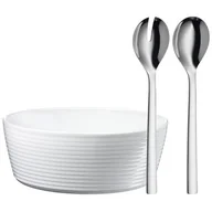 Miski i półmiski - WMF Łyżki i misa do sałaty Nuova 12.9390.9990 - miniaturka - grafika 1