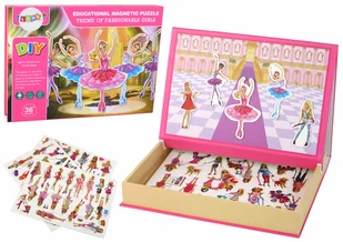 Zestaw Edukacyjnych Puzzli Magnetycznych Z Motywem Lalki - Puzzle - miniaturka - grafika 1