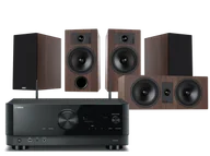 Kino domowe - Yamaha RX-V4A (czarny) + Tesi 3 + 3 + 7 (mokka) - miniaturka - grafika 1