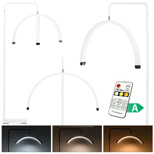 Lampa kosmetyczna podłogowa bezcieniowa Moon led do zabiegów kosmetycznych biała - Lampy kosmetyczne - miniaturka - grafika 1