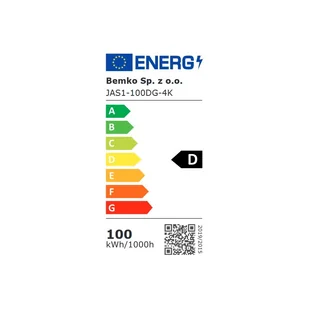 Oprawa uliczna LED JASPER 100W 4000K 12500LM IP66 szara - Lampy ogrodowe - miniaturka - grafika 6