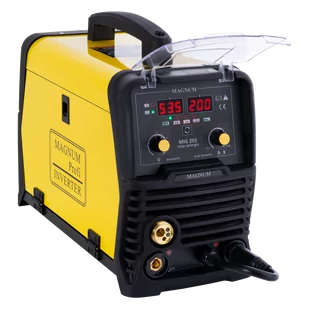Magnum MIG-203 Easy Synergia inwertorowy półautomat spawalniczy 230V 200A IGBT 25322 - Spawarki - miniaturka - grafika 1