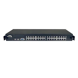 Lindy Lindy CAT-32C IP Combo KVM Switch PS 2 USB 32 x KVM Port s 2 Local Users 32 IP Users Rack Mountable 39635 - Przełączniki KVM - miniaturka - grafika 1