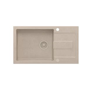 QUADRON Zlewozmywak CHRISTIAN 136 XL beżowy, elementy bezowe HCQC57845BEZK_PC - Zlewozmywaki - miniaturka - grafika 1