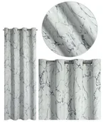 Zasłony - Euro Firany Zasłona Velvet Wera 140 x 250 Przelotka Jasnoszary 1220966 - miniaturka - grafika 1