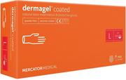 Rękawiczki jednorazowe - dermagel® coated 100 szt., rozmiar L - miniaturka - grafika 1