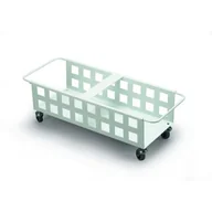 Wózki magazynowe - Wózek DURABIN TROLLEY FOR 2x60 do dwóch pojemników 60l biały /1801667010/ DU152 - miniaturka - grafika 1