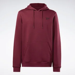 Męska Bluza REEBOK RI LEFT CHEST LOGO HOOD IP2618 – Bordowy - Bluzy męskie - miniaturka - grafika 1