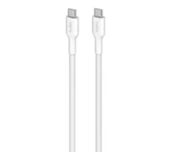 Kable USB - Puro Fabric PUCUSBCUSBCFABK4WHI USB-C do USB-C - 1,2m - biały - miniaturka - grafika 1