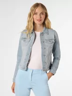 Kurtki damskie - Esprit Casual - Damska kurtka jeansowa, niebieski - miniaturka - grafika 1