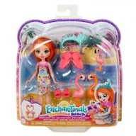 Lalki dla dziewczynek - Enchantimals. Rodzina flamingów HRX85 Mattel - miniaturka - grafika 1